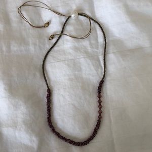 Handcrafted beaded necklace
